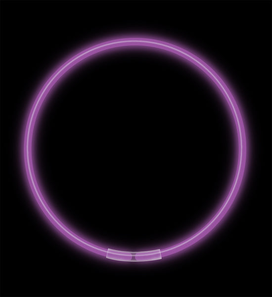 22" Solid Color Glow Necklaces (volume & color options)