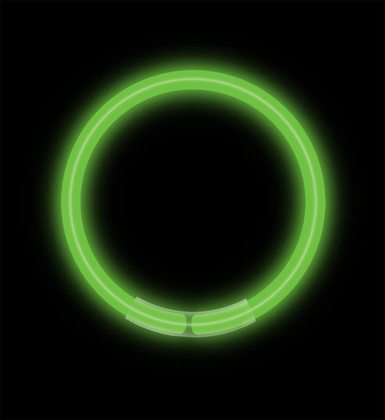8" Premium Solid Color Glow Bracelets (50/tube or 1000/case)