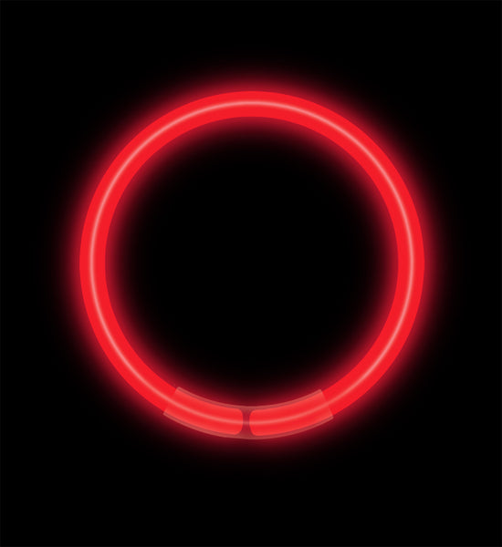 8" Premium Solid Color Glow Bracelets (50/tube or 1000/case)