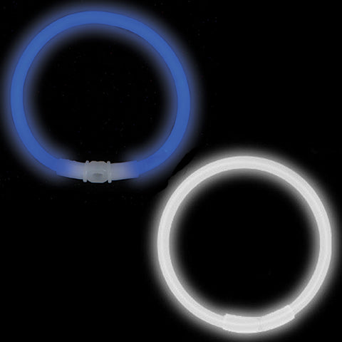 Blue and White Glow Bracelets (100 total).