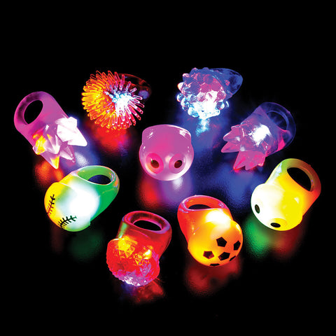 1" Light-Up Ring Assortment (48 pieces)