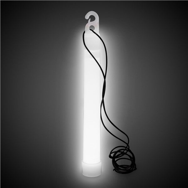 6" White Premium Glow Sticks (pack of 24 or case of 288)