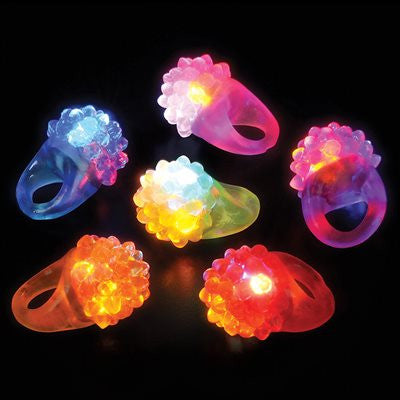 LED Flashing Bumpy Rings (case of 288)