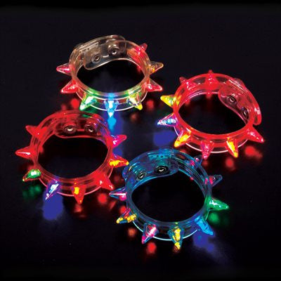 Flashing Spike Bracelet (Pack of 12)