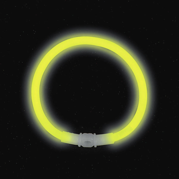 8" Premium Solid Color Glow Bracelets (50/tube or 1000/case)