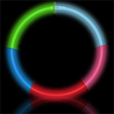 22" 5 Color Premium Glow Necklaces (50/tube or 600/case)